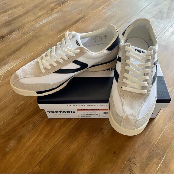 Brand New Tretorn Rawlins 2.0 Lace-Up Jogging Sneakers sz 9 Sweden - Picture 3 of 12